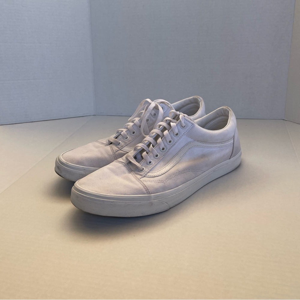 White Vans size 13